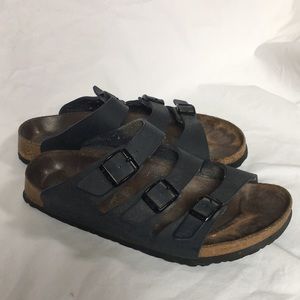 Birki’s by Birkenstock sandals -3 strap - dark blue L10 M8